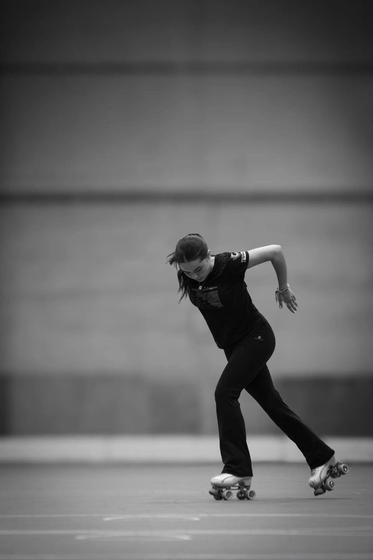 In motion